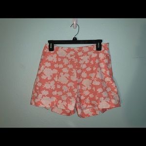 Pink Floral Shorts